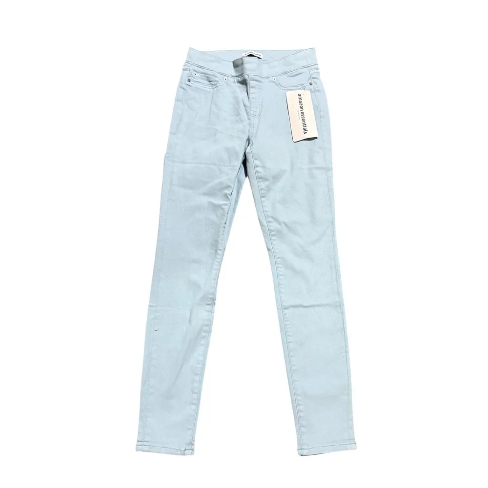 Amazon Essentials Women's Pull On Jegging Light Blue‎ Size 4 Regular